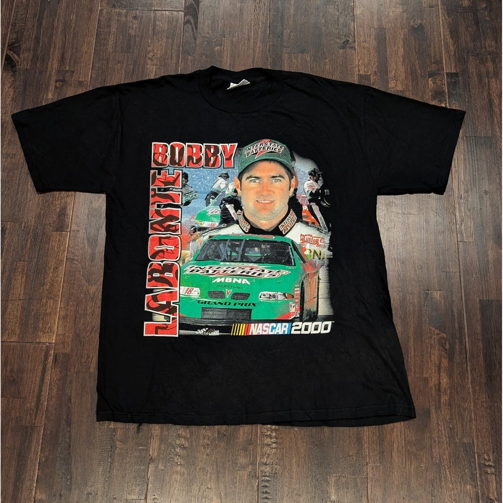 Vintage Bobby Labonte‎ NASCAR Winston Cup T-Shirt Mens L Racing Tee 2000s Y2K